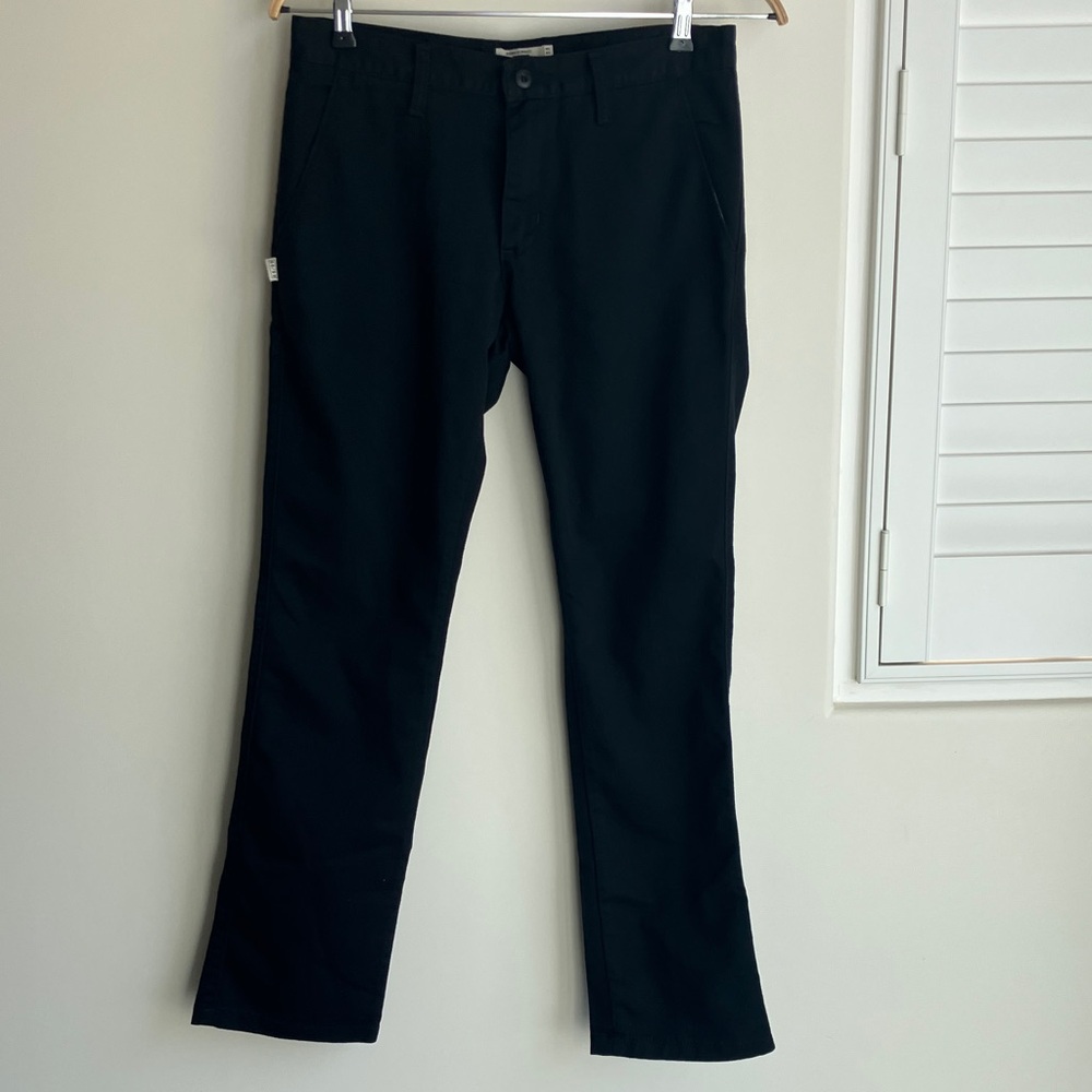 VANS Authentic Chino Slim Black Pants Men’s Size 30 Spring 2016 NWOT